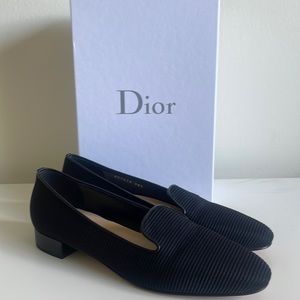 Christian Dior fabric flats